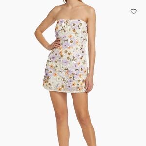 LoveShackFancy Floral Sequin Dress